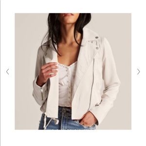Womens Abercrombie Drapey Moto Jacket